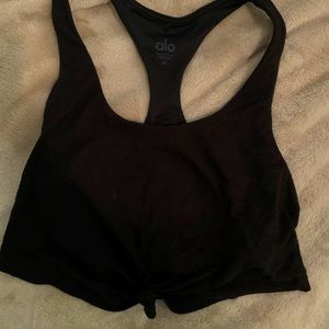 Alo knotted sports bra/crop top